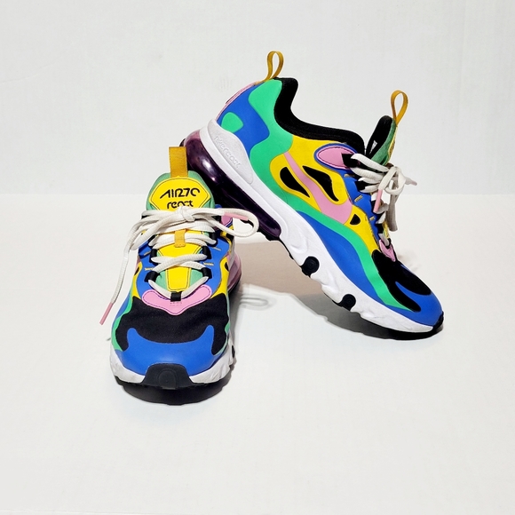 Nike Air Max 270 React Running Shoe (6Y) - Picture 3 of 12